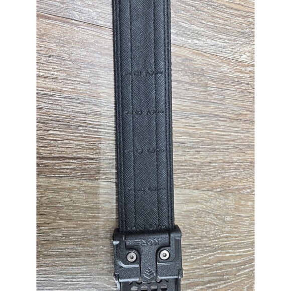 Kore Essentials Structured Canvas 28-32 Waist Track Belt Adjustable Ratchet - Picture 13 of 14